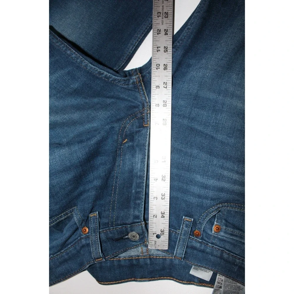 Levis‎ 514 Blue Jeans Mens 30x32 Slim Straight Cotton Stretch Denim Medium Wash